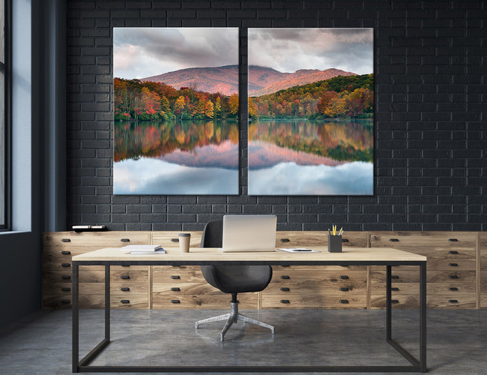 Mountain Lake Canvas Print #7049