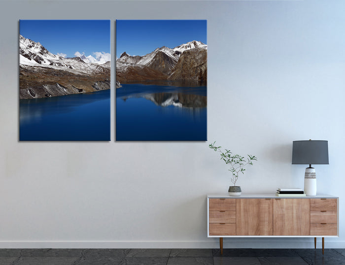 Mountain Lake Canvas Print #7117