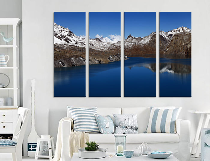 Mountain Lake Canvas Print #7117