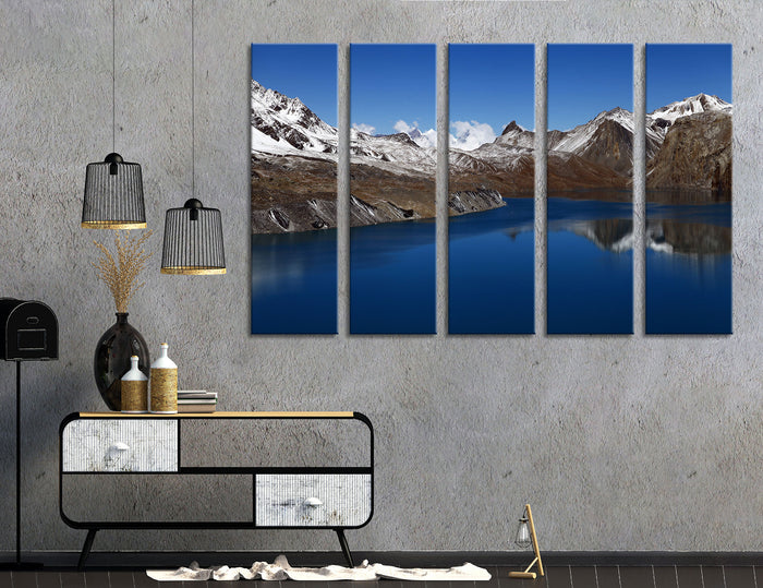 Mountain Lake Canvas Print #7117