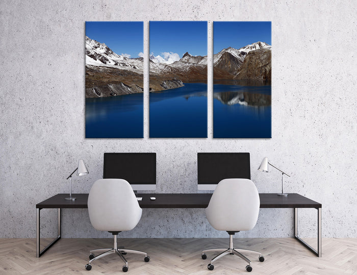 Mountain Lake Canvas Print #7117