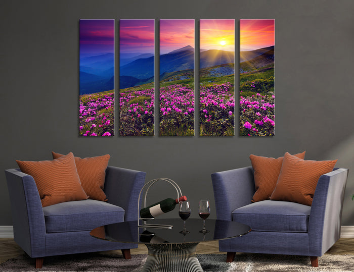 Mountain Sunrise Canvas Print #7029