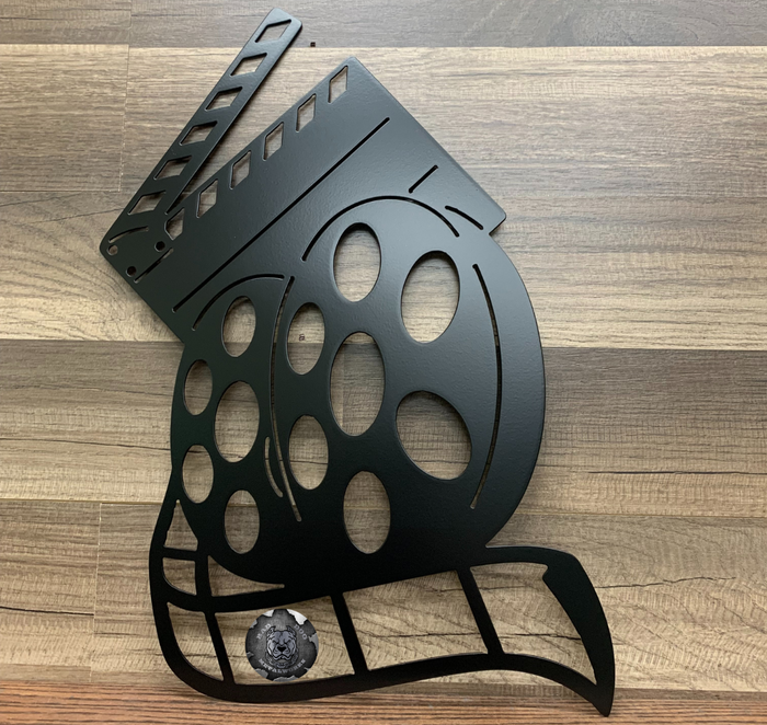Movie Time Clapboard and Film Reels