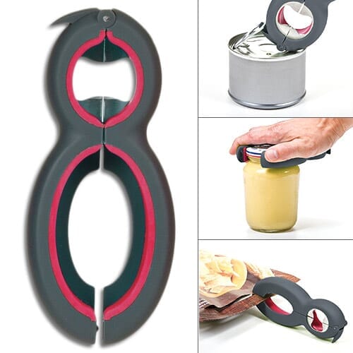 Image of Multi Bottle Opener-6 in 1 on a plain background.