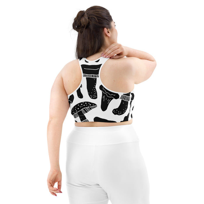 Mushrooms Sports bra - Bloom Seventy Seven