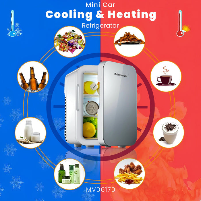 MV06170  Mini Car Cooling and Heating  Refrigerator