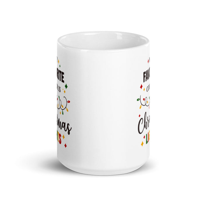 My Favorite Color Is Christmas Lights Mug - Bloom Seventy Seven