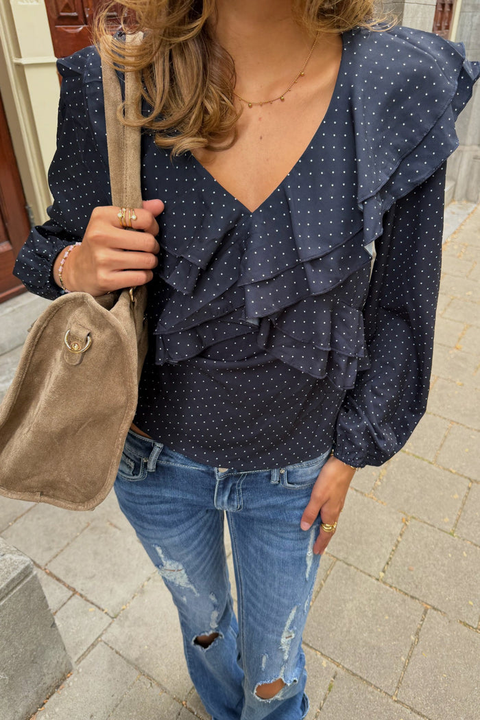 "Nayla" blouse navy