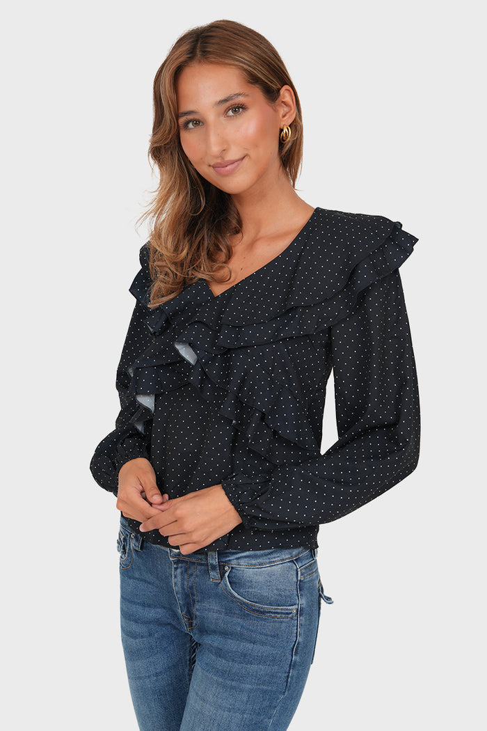 "Nayla" blouse navy