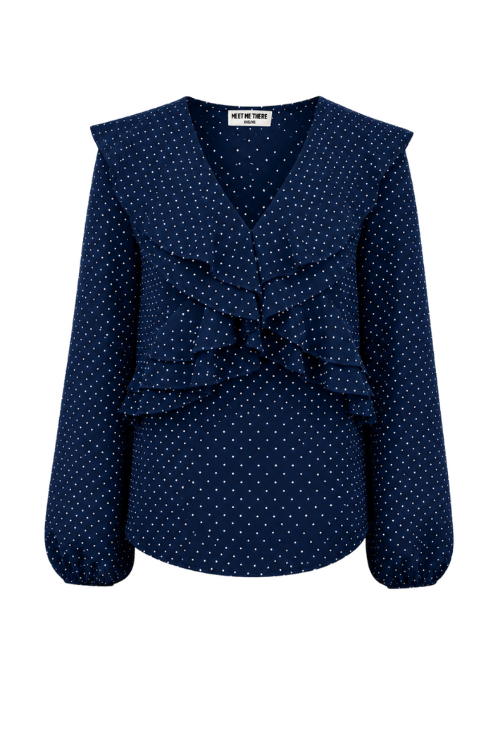 "Nayla" blouse navy