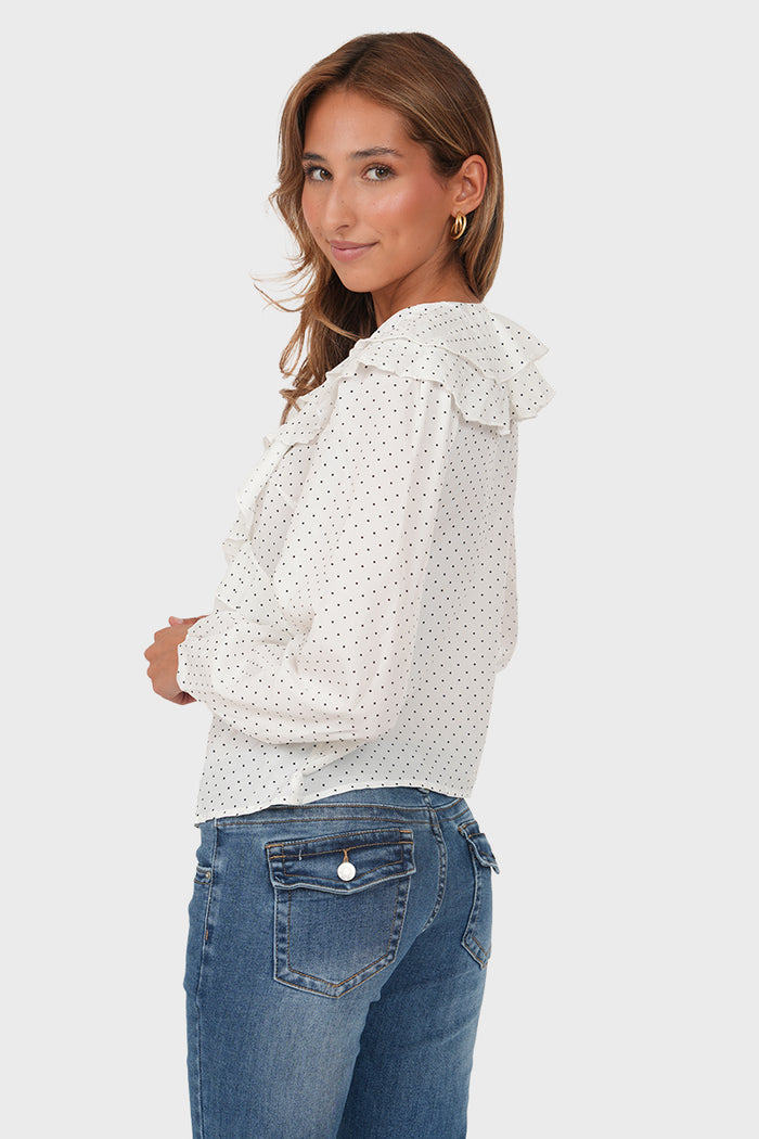 "Nayla” blouse white
