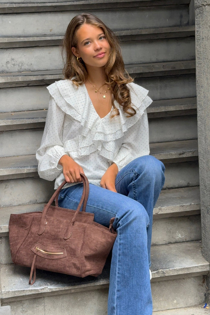 "Nayla” blouse white