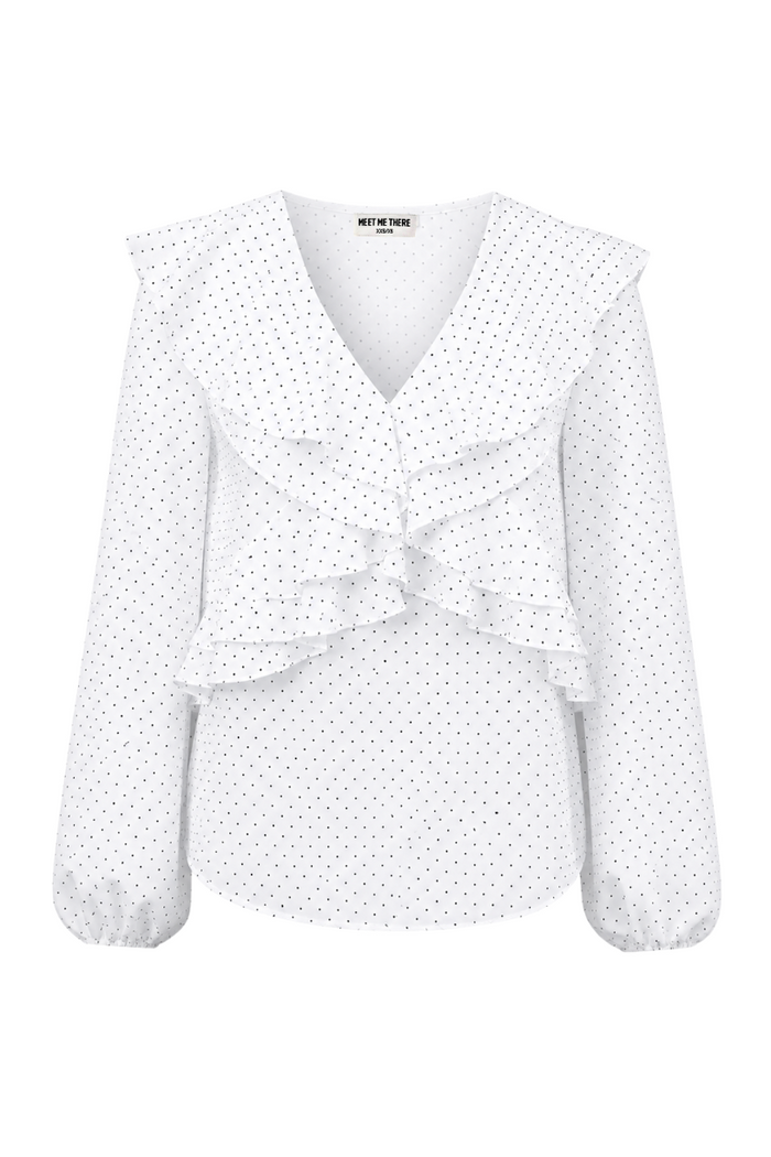 "Nayla” blouse white
