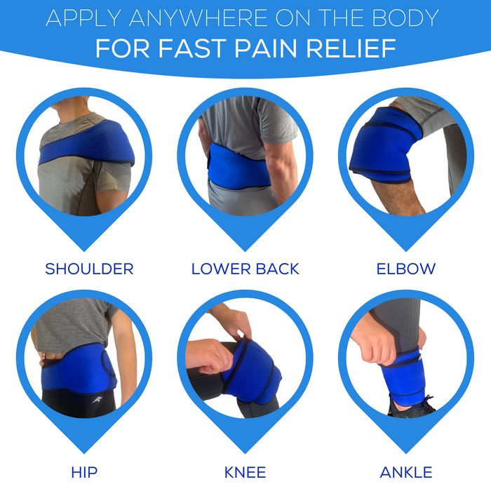 Neoprene Hot & Cold Compress Pack with Adjustable Strap