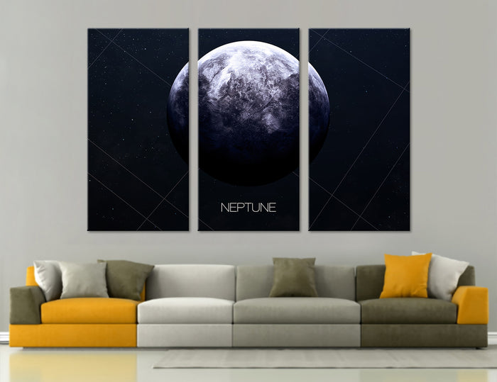 Neptune Art Canvas Print #6031