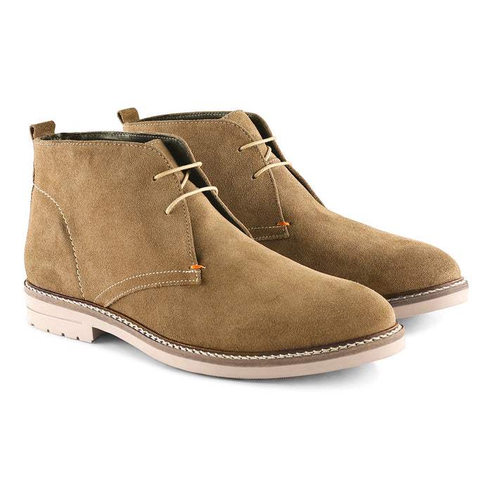 Newington Suede Leather Chukka Boots - Tan