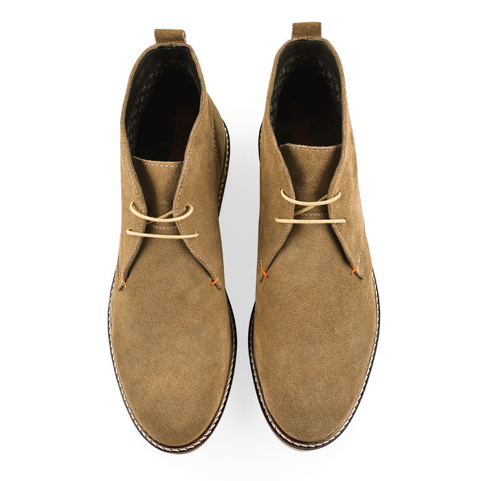 Newington Suede Leather Chukka Boots - Tan