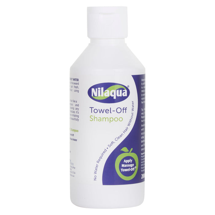 Image of Nilaqua Towel Off Shampoo on a plain background.