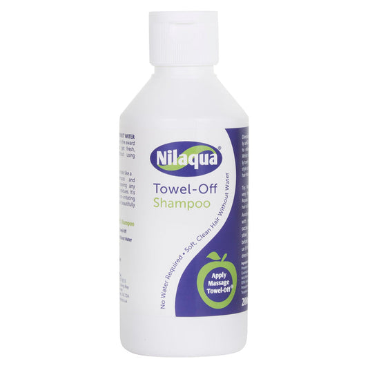 Image of Nilaqua Towel Off Shampoo on a plain background.