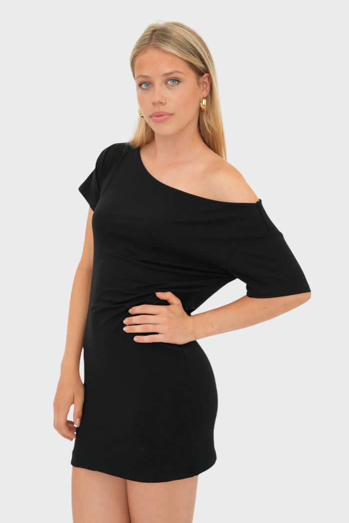 "Noir" dress black