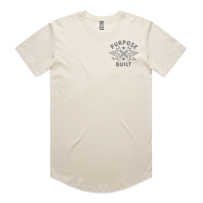 Purpose-Built Nothing Prospers drop shoulder t-shirt in ecru, alternate graphic view