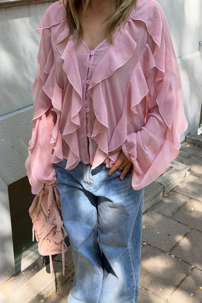 "Nova” blouse light pink
