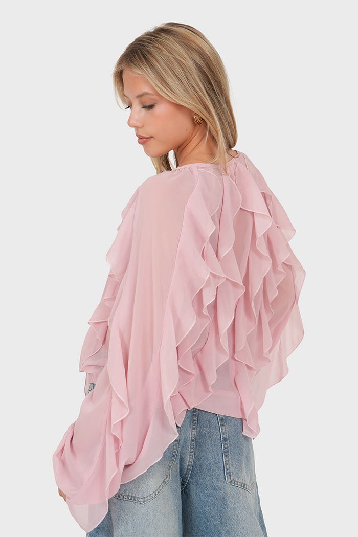 "Nova” blouse light pink