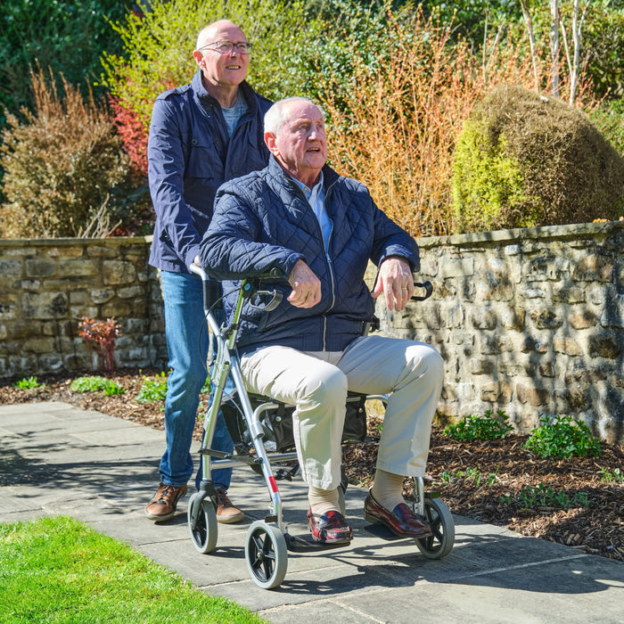 NRS 2 in 1 Rollator and Transit Chair