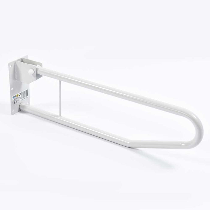 Alternative view of NRS Drop Down Toilet Support Rail, showing different angle or usage.