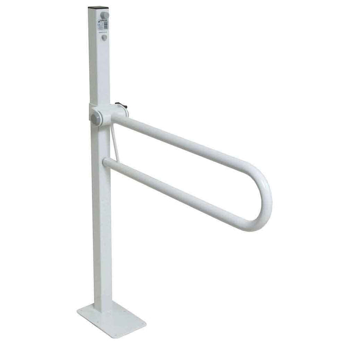 Alternative view of NRS Floor Fixed Toilet Support Rail, showing different angle or usage.