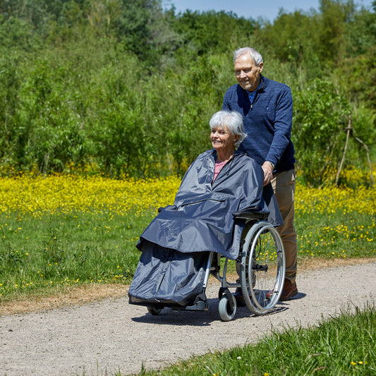Image of NRS Freestyle Wheelchair Poncho on a plain background.