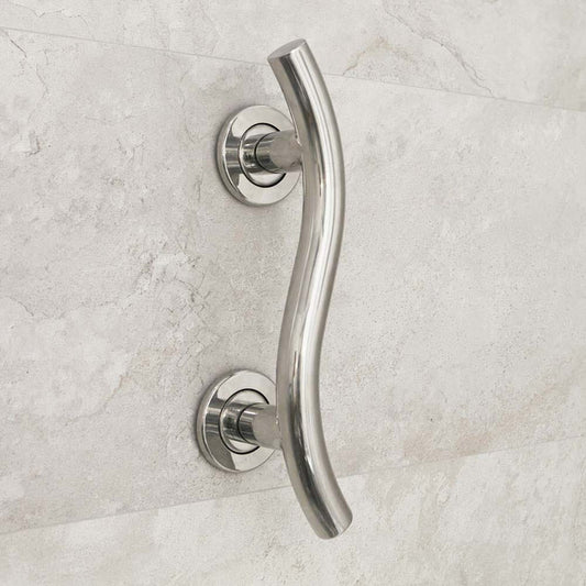 NRS Spa Stainless Steel Curved Grab Rail