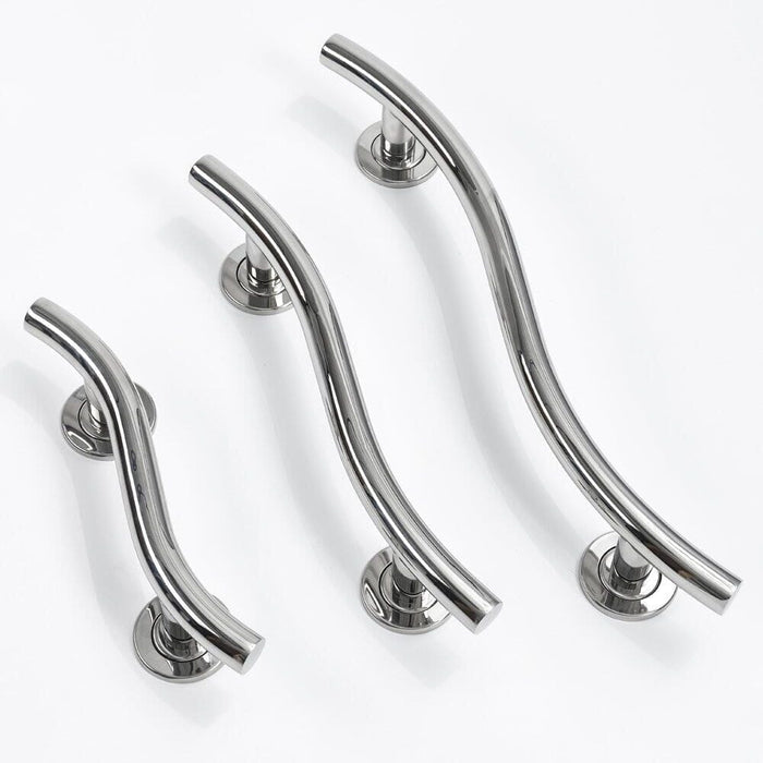 NRS Spa Stainless Steel Curved Grab Rail
