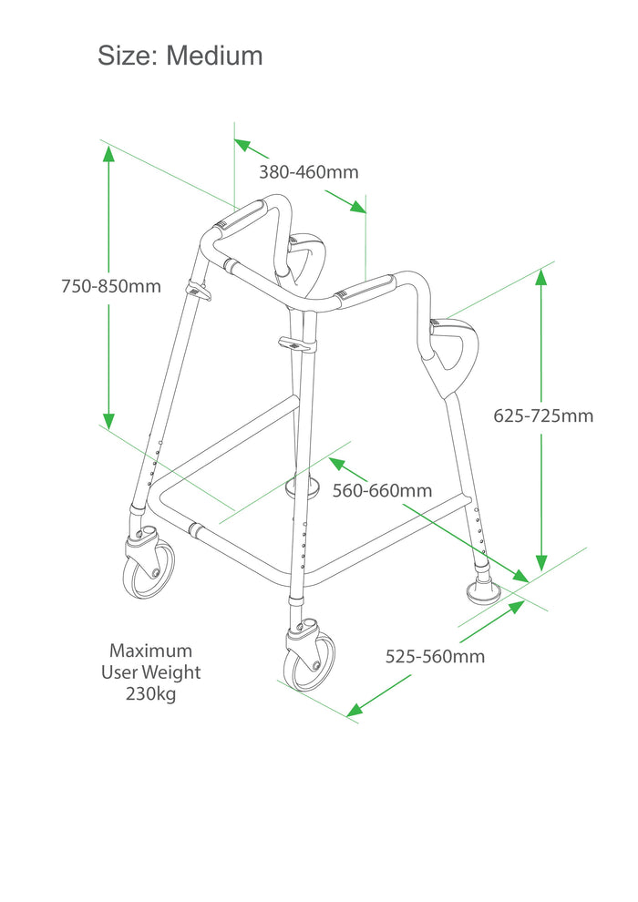NRS Walk Safe® Walking Frame