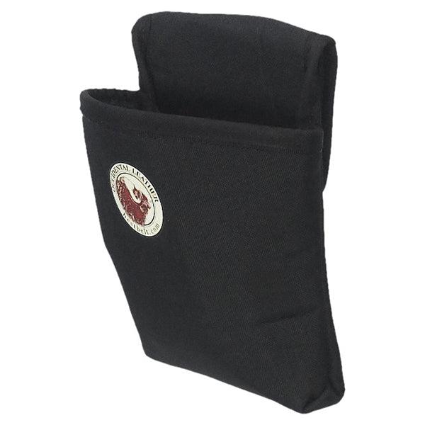 Occidental Leather black nylon universal bag, right front view