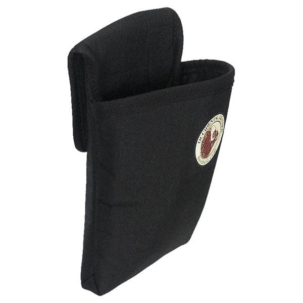 Occidental Leather black nylon universal bag, left front view