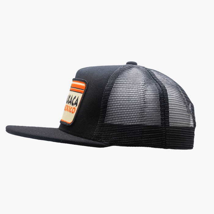 Bartbridge Oaxaca pocket hat, alternate view of the embroidered patch detail