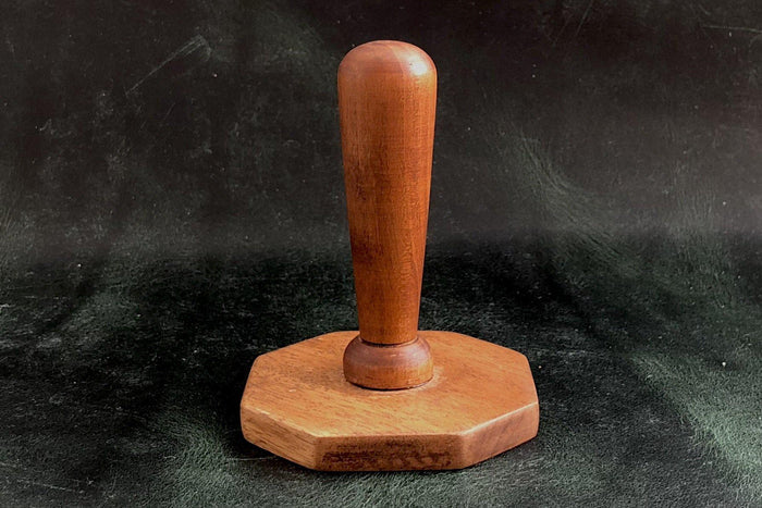 Octagon Rubber Stamp - Wooden
