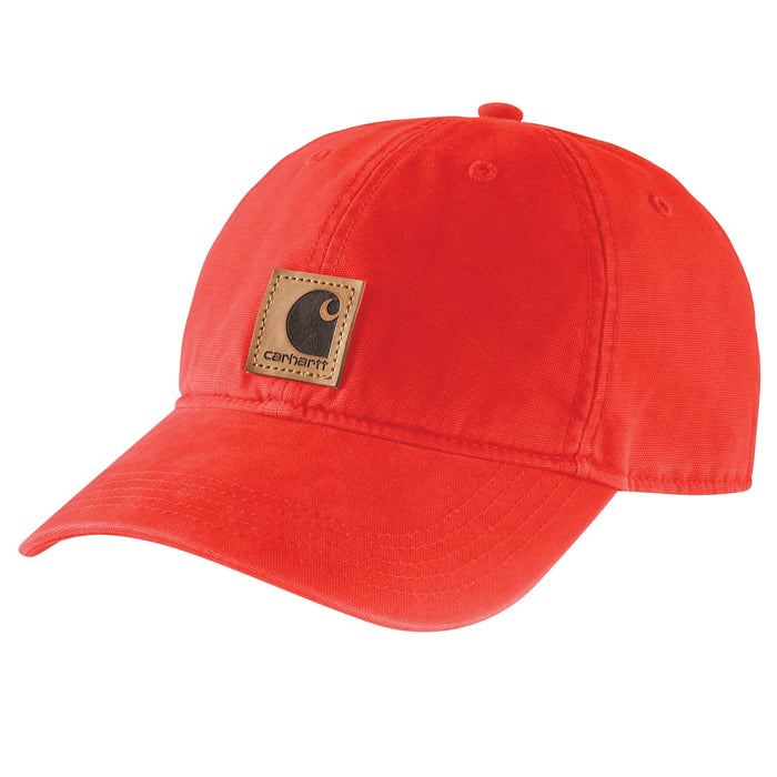Carhartt Odessa low-profile work cap in currant, product photo on a plain background