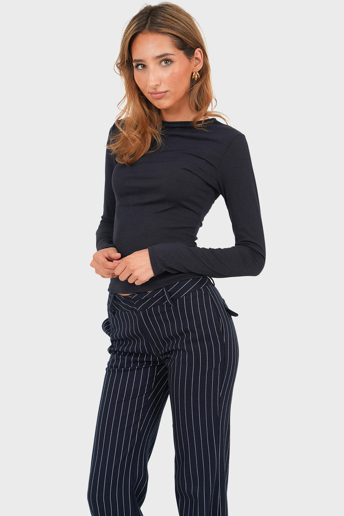 "Office" pants navy