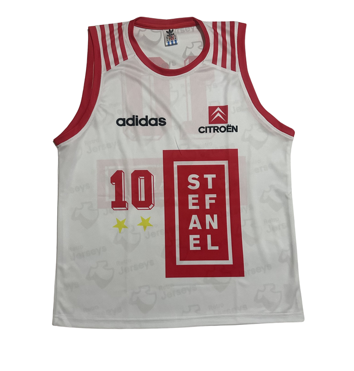 Olimpia Milano Basketball Shirt 1995-1996 Away - Retro Jerseys, Maglia Basket dell'Olimpia Milano