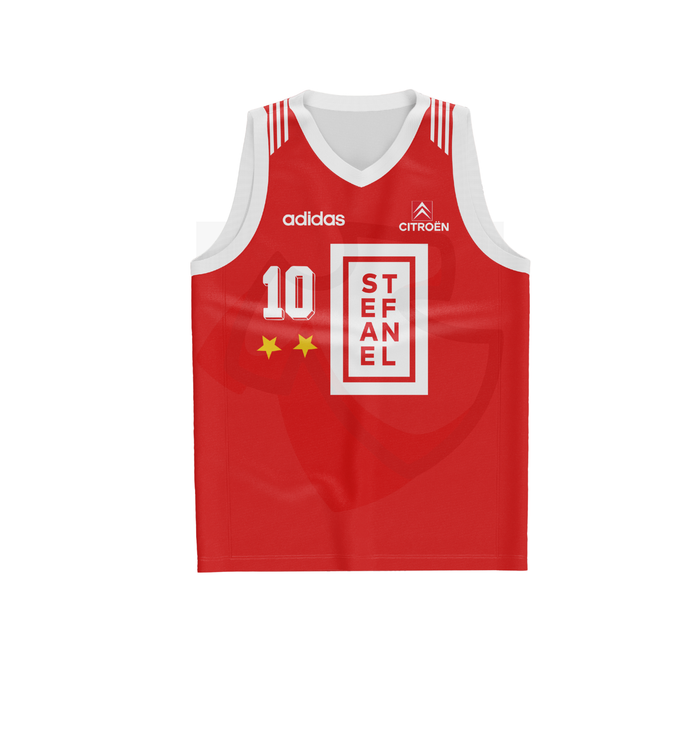 Olimpia Milano Basketball Shirt 1995-1996 Home - Retro Jerseys, Maglia Basket dell'Olimpia Milano