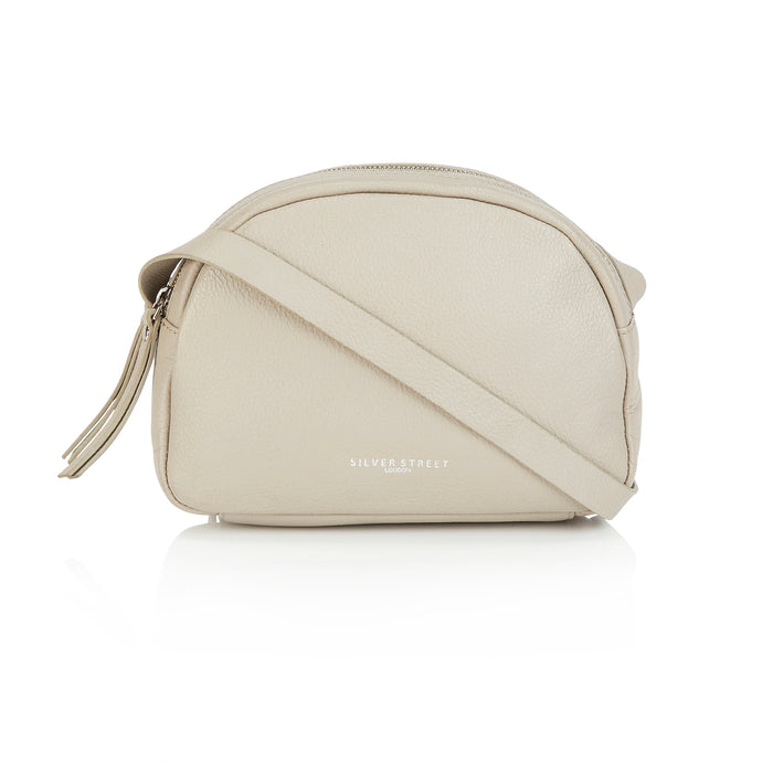 Olivia Leather Crossbody Bags - Cream