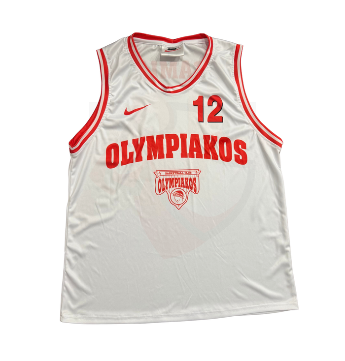 Olympiakos Basketball Shirt 1997-1998 Away - Retro Jerseys, Φανέλα μπάσκετ Ολυμπιακού