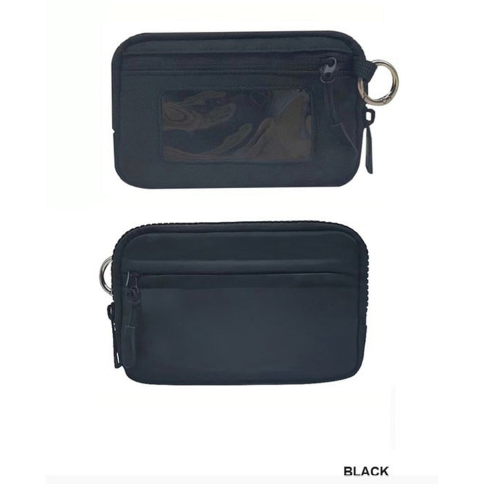 On The Go Keychain Pouch ID Card Wallet (7 Colors) - 260 Broadway Boutique