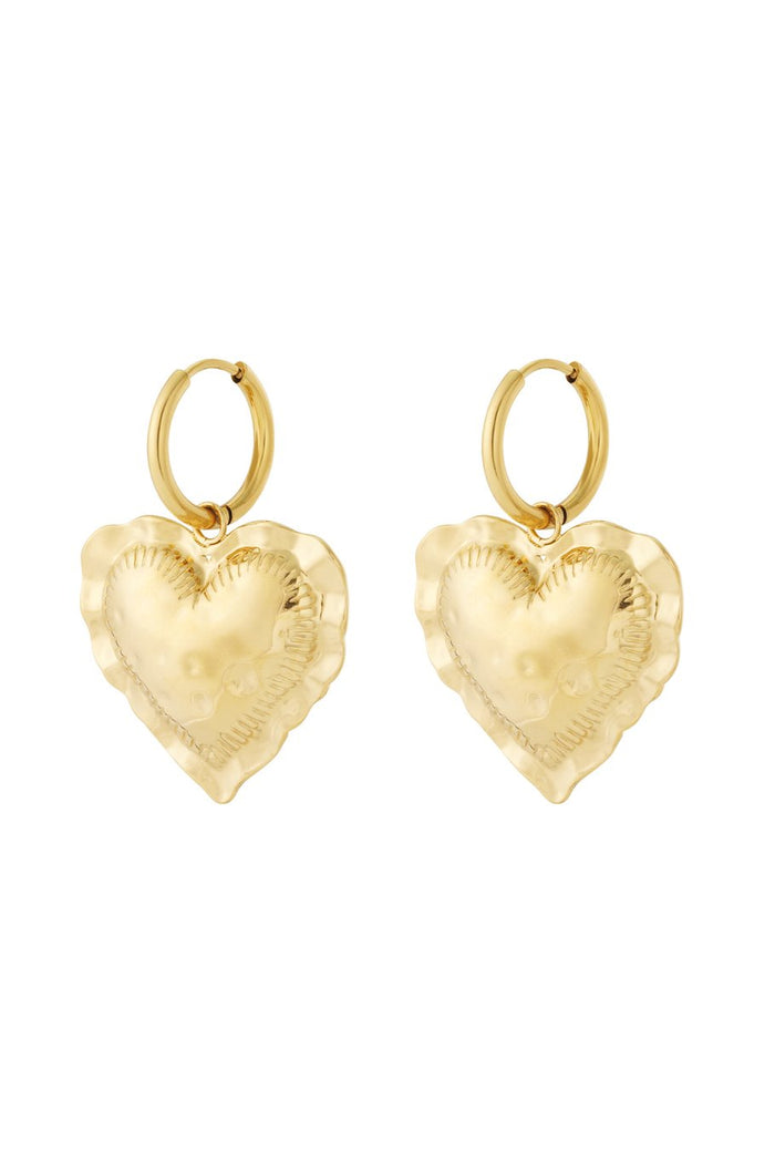 "One heart" earrings