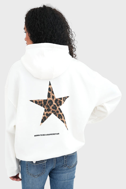 "Only one" hoodie white