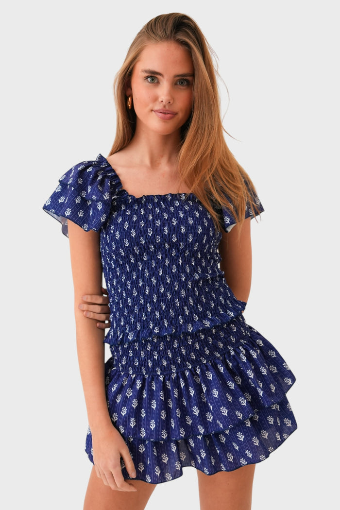 "Palma" ruffle top