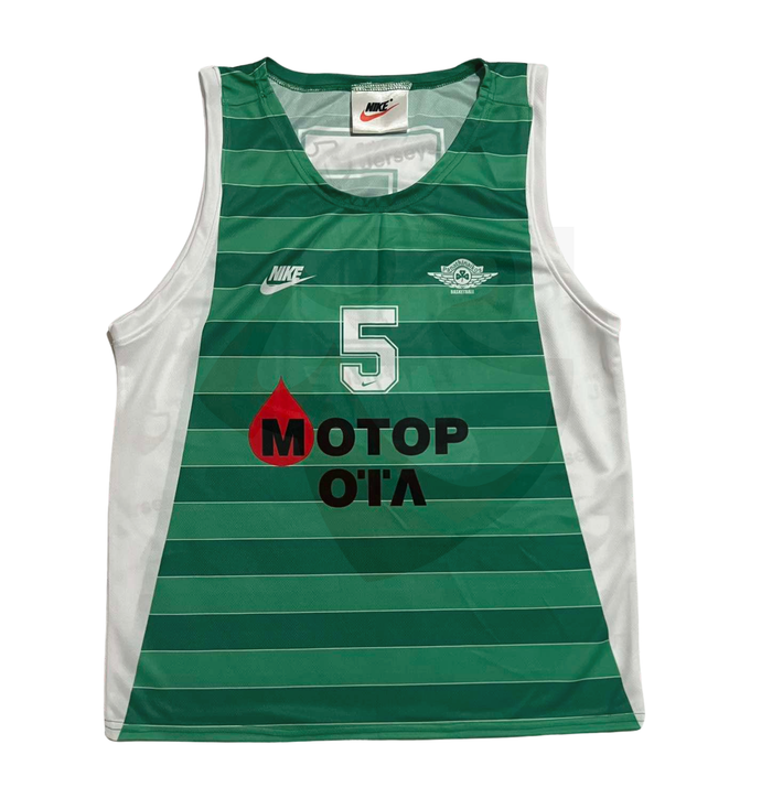 Panathinaikos Basketball Shirt 1986 Home - Retro Jerseys, φανέλα Μπάσκετ Παναθηναϊκός