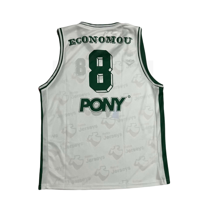 Panathinaikos Basketball Shirt 1997-1998 Home - Retro Jerseys, φανέλα Μπάσκετ Παναθηναϊκός